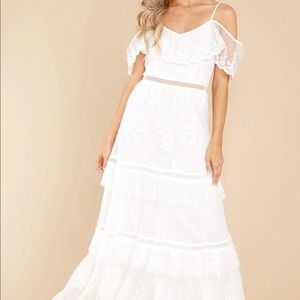Red Dress Boutique: Love Me Always White Lace Maxi